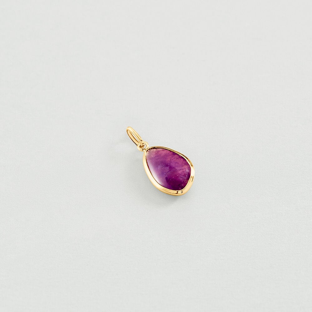 Pendant NATURAL STONE - Amethyst - Jewellery  | Agatha