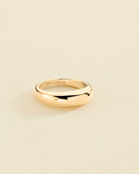 Thin ring LEO - Golden - All jewellery  | Agatha