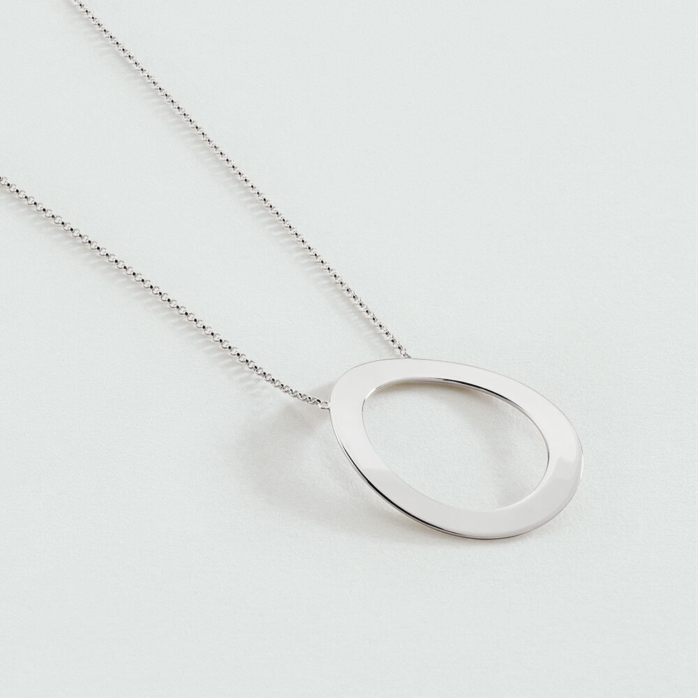 Long necklace LINES - Silver - Outlet  | Agatha