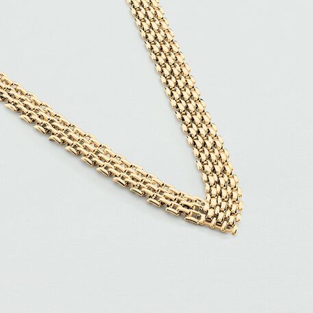 Mid-length necklace MINUIT - Golden - All jewellery  | Agatha