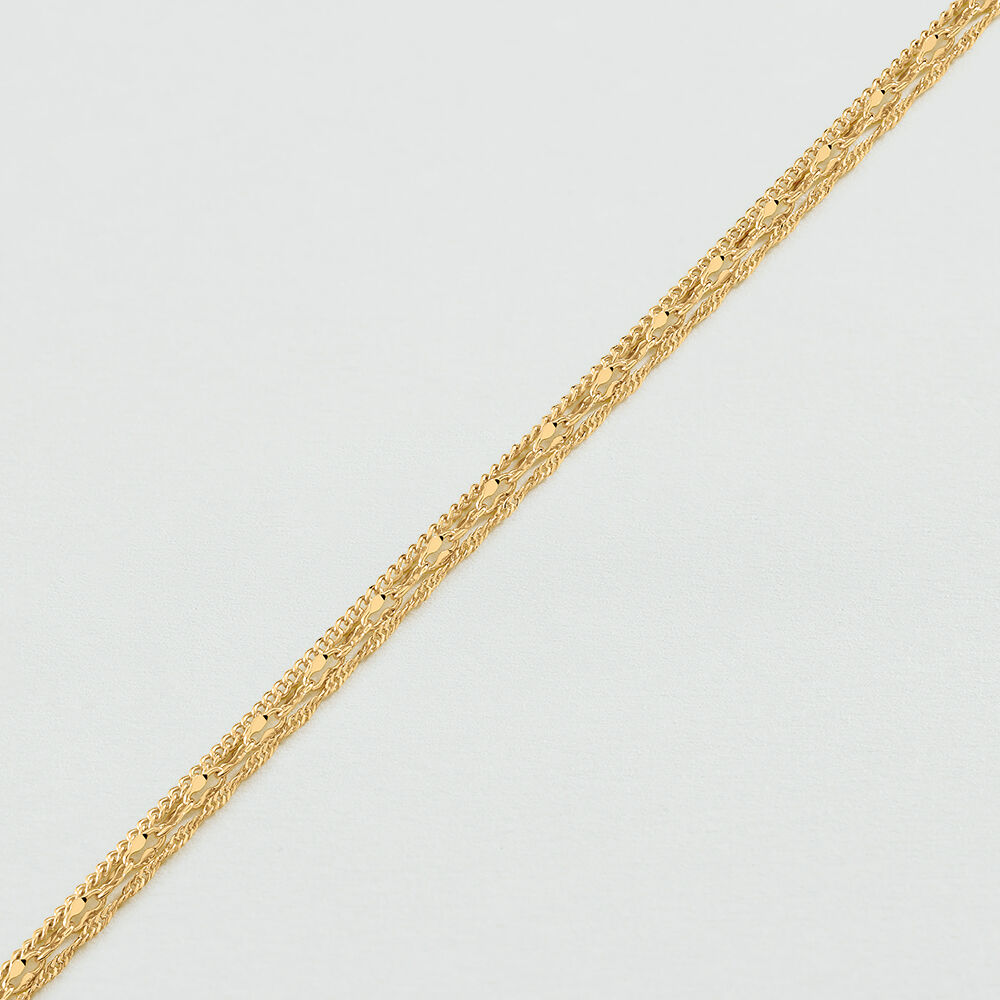Ankle chain TRIO - Golden - Ankle chain  | Agatha