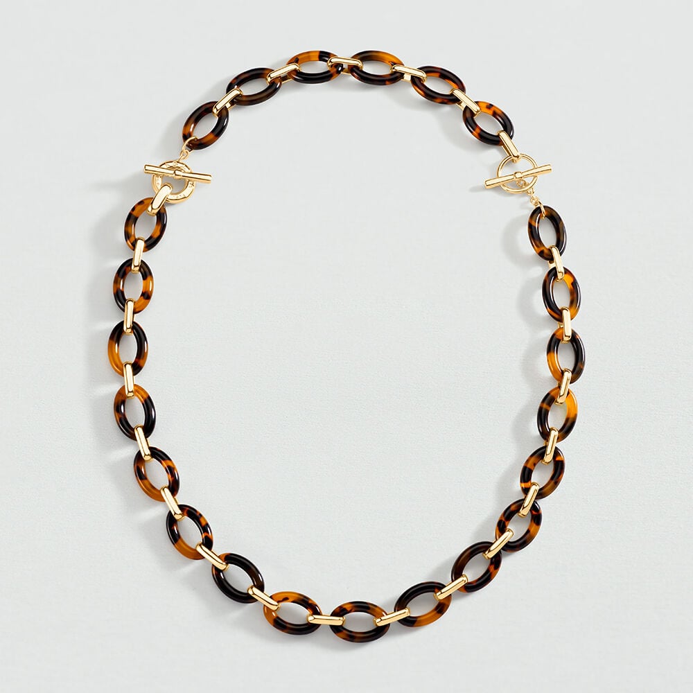 Mid-length necklace ARIA - Scale / Golden - Mid-length necklace  | Agatha