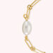 Link bracelet IDYLLE - Pearl / Gold