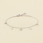 Link bracelet GALAXY - Crystal / Silver - All jewellery  | Agatha