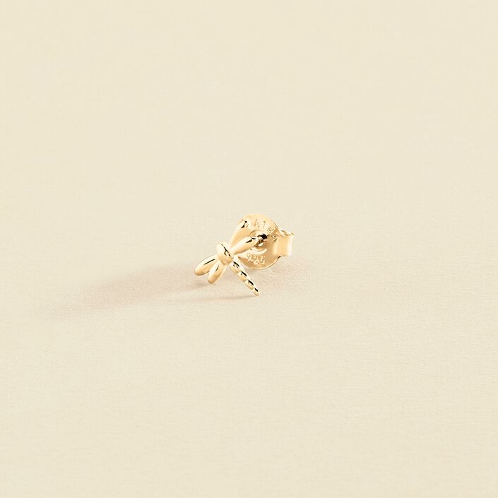Piercing stud LIBELULA - Golden - All jewellery  | Agatha