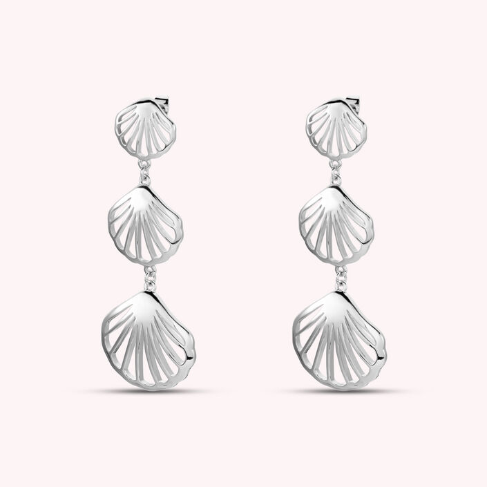 Long earrings COQUIPOP - Silver - All earings  | Agatha