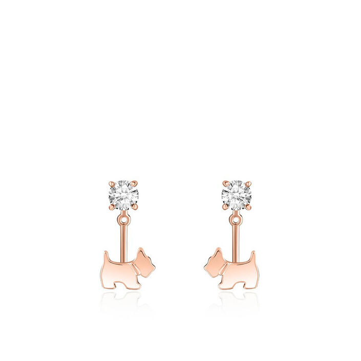 Long earrings BARBARA - Crystal / Pink - Cybermonday  | Agatha