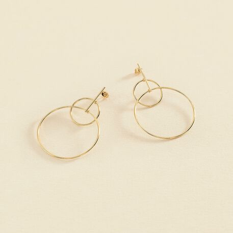 Long earrings CASSINI - Golden - All earings  | Agatha