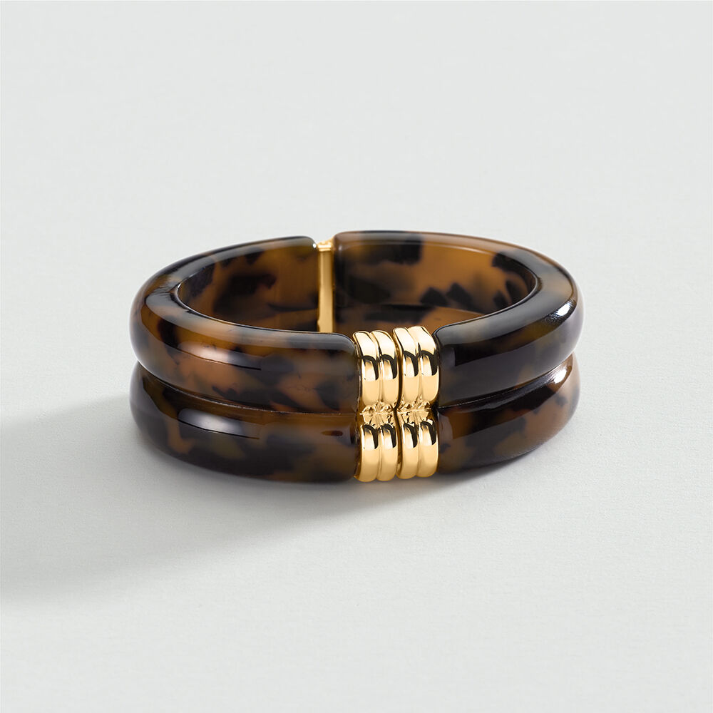 Cuff PALAIS ROYAL - Scale / Golden - Bracelets  | Agatha