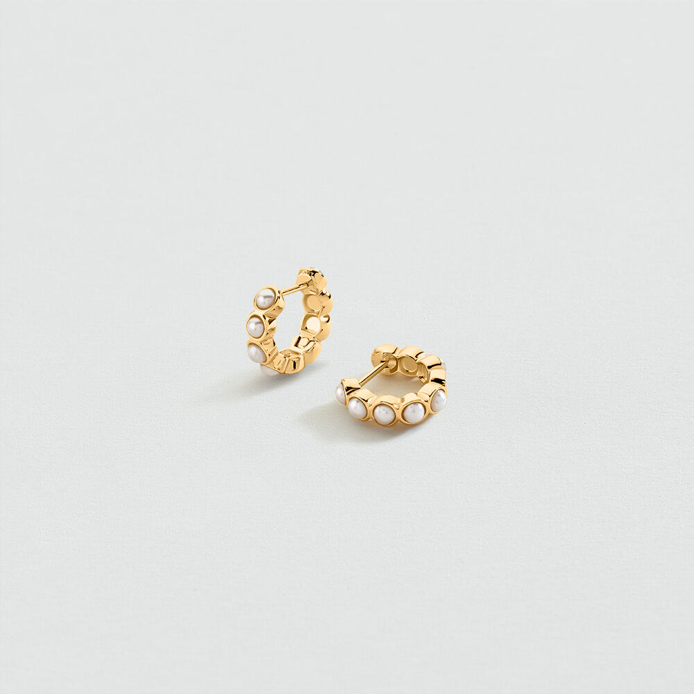 Hoops STONE BATIGNOLLES - Pearl / Gold