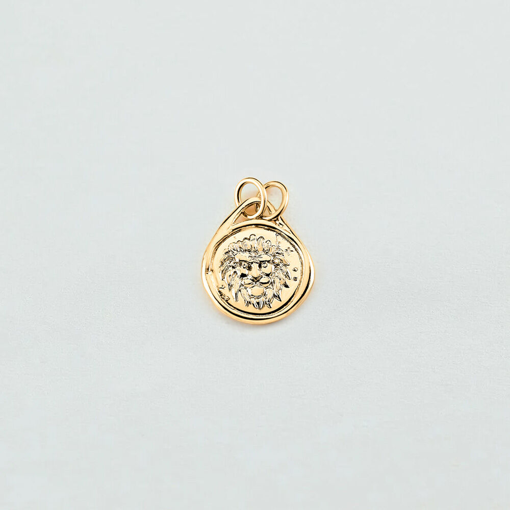 Pendant LEO ZODIAC - Golden - Jewellery  | Agatha