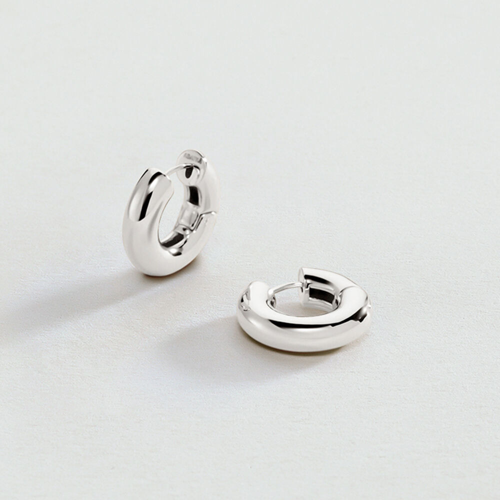Hoops LEO - Silver - Earrings  | Agatha