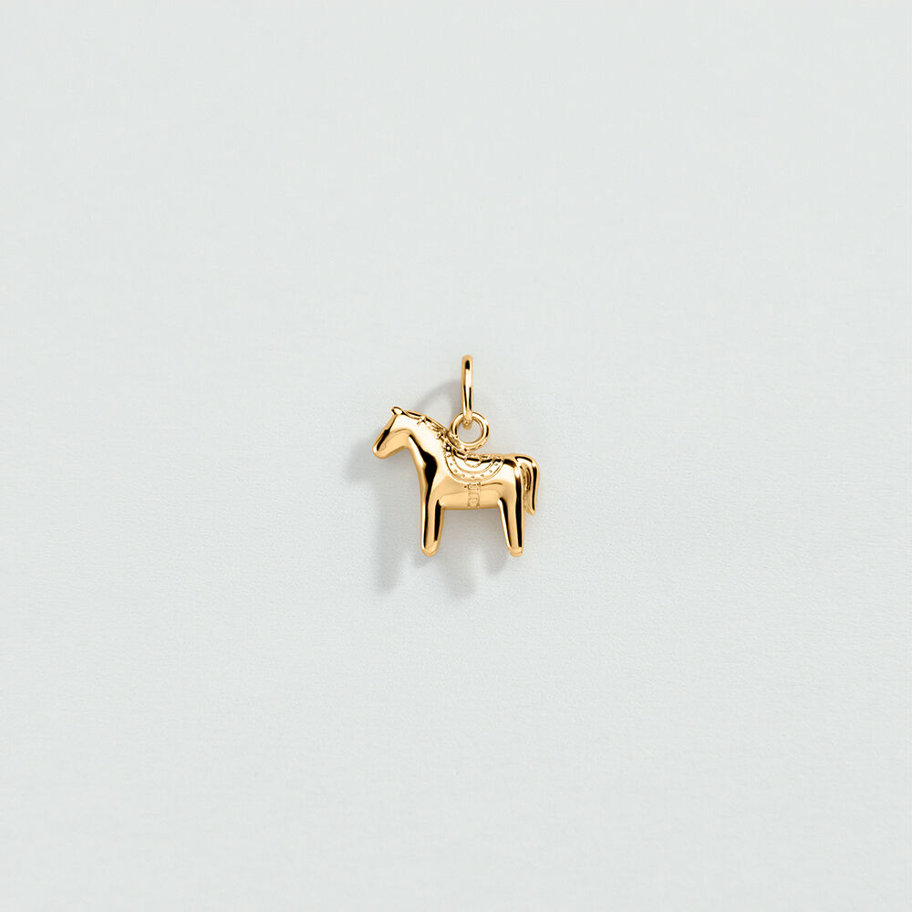Pendant HORSE - Golden - All charms  | Agatha