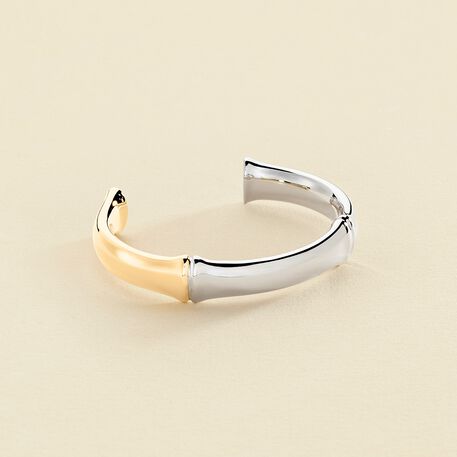 Bangle BAMBOO - Silver / Gold - All jewellery  | Agatha