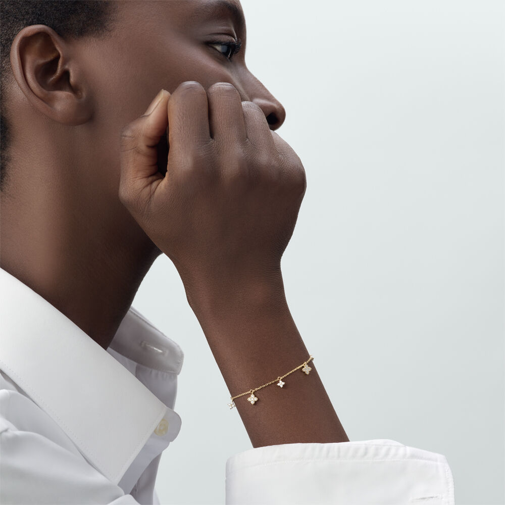 Link bracelet BELOVED - Crystal / Golden - Bracelets  | Agatha