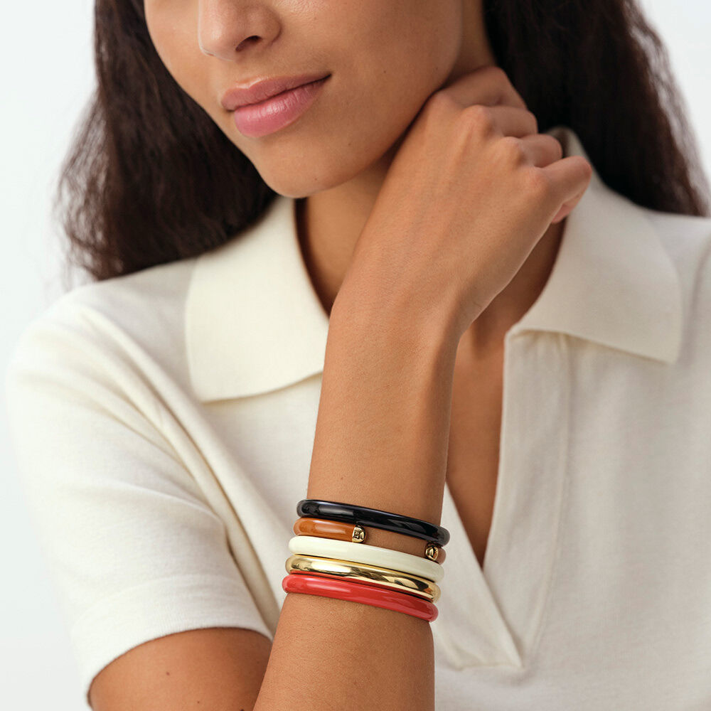 Bangle LEO - Red / Gold - Bangle  | Agatha
