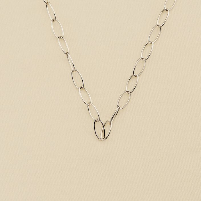 Long necklace CHAIN - Silver - All jewellery  | Agatha