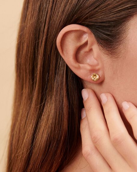 Stud earrings BLOSSOM - Golden - All jewellery  | Agatha