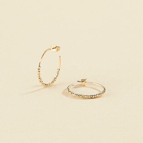Hoops GOLDEN - Golden - All earings  | Agatha