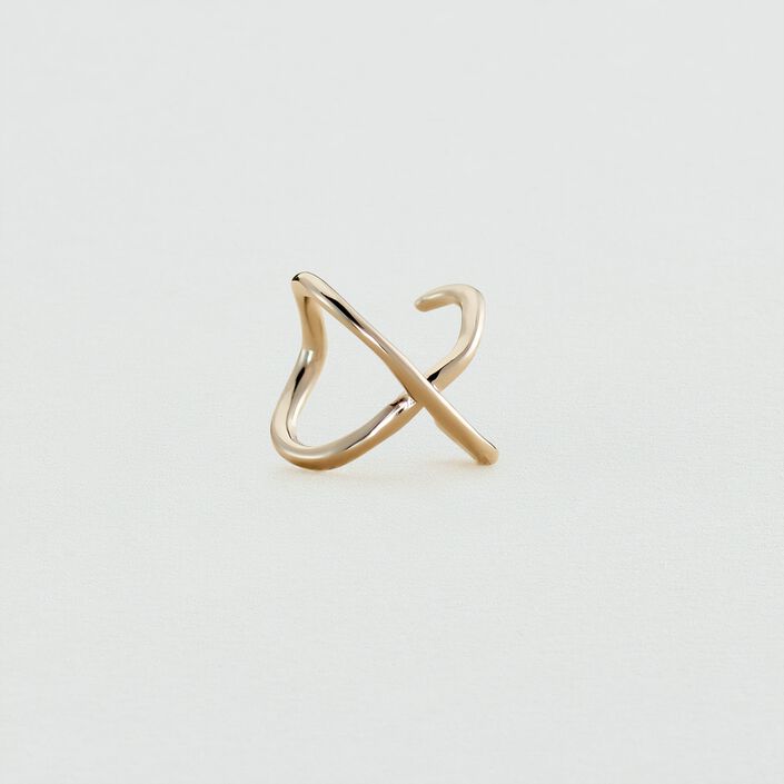 Ear cuff CRUZADO - Silver - All jewellery  | Agatha