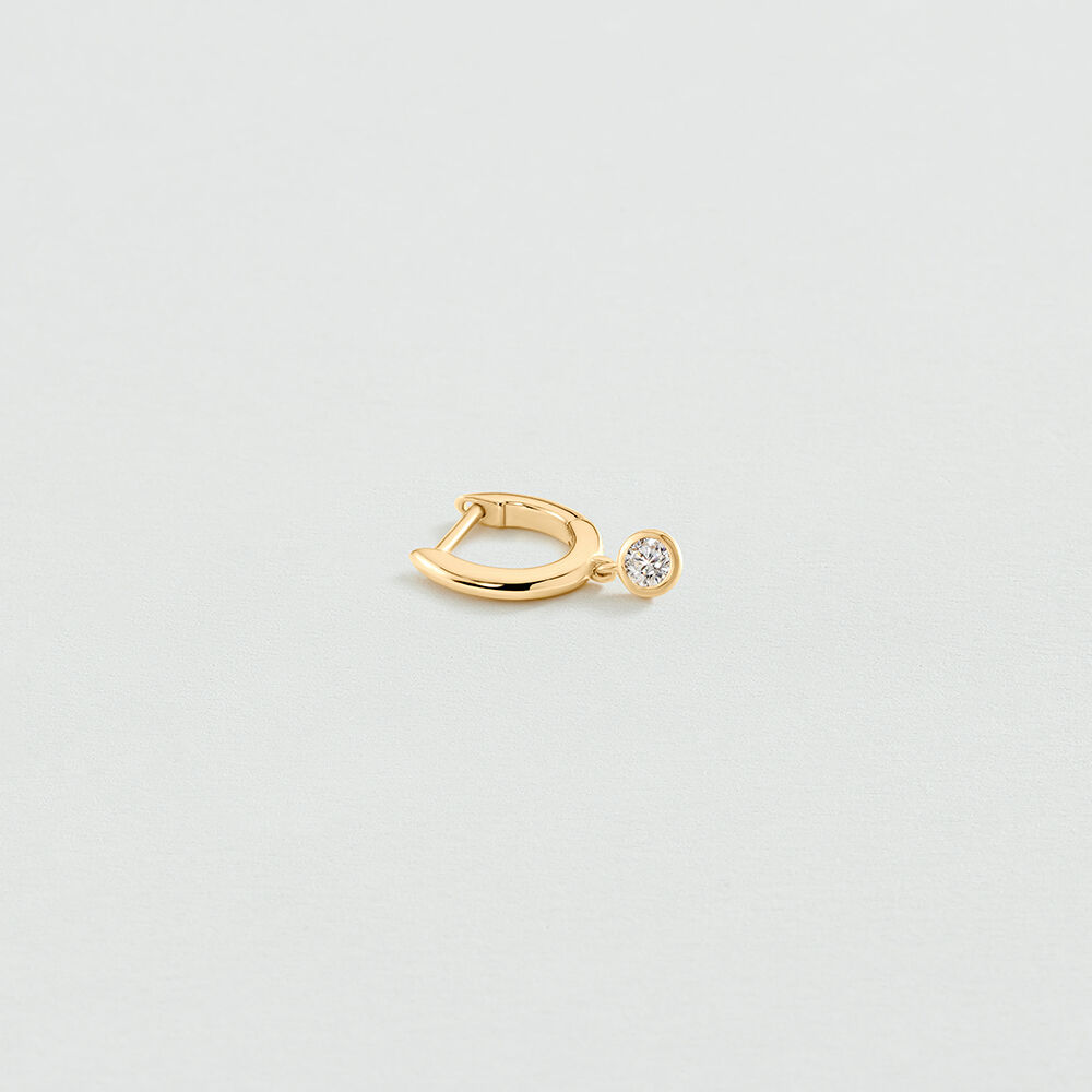 Hoops MIX & MATCH - Crystal / Golden - Earrings  | Agatha