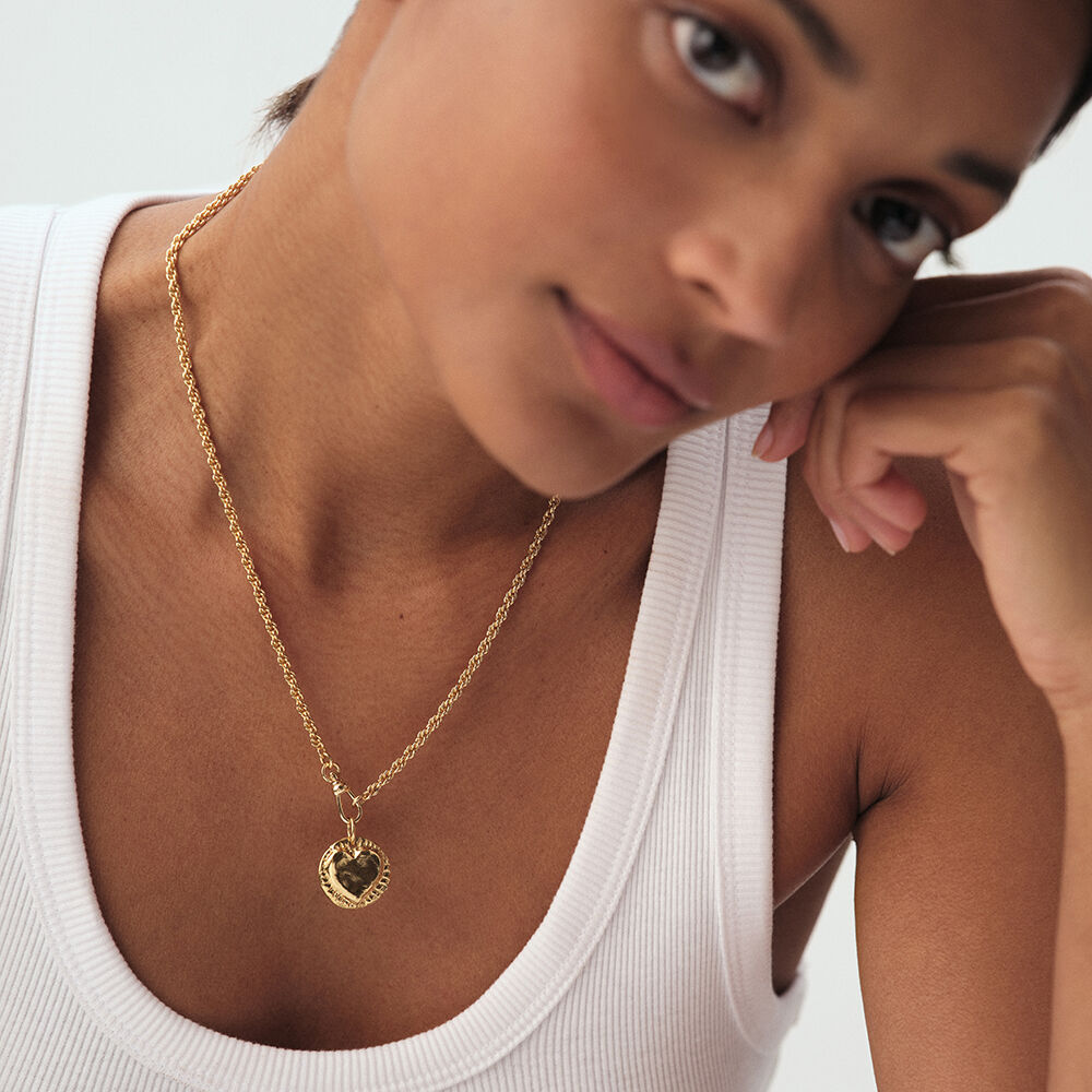 Mid-length necklace ROPE CHAIN - Golden - Jewellery  | Agatha