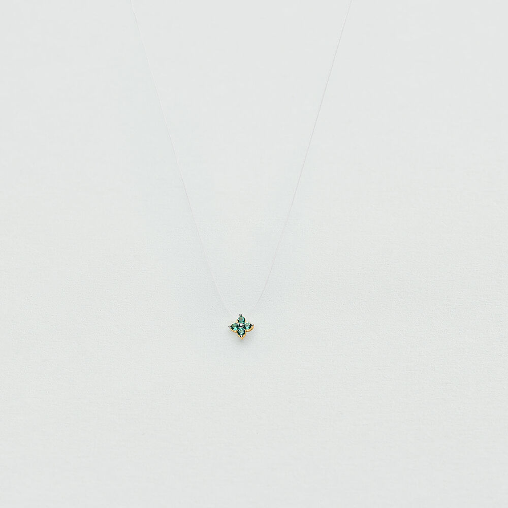 Choker necklace BELOVED - Green / Golden - Beloved  | Agatha