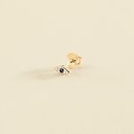 Piercing stud AZUL - Blue / Gold - All jewellery  | Agatha