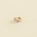 Hoop piercing SPACEAGE - Multicolor / Gold - All jewellery  | Agatha