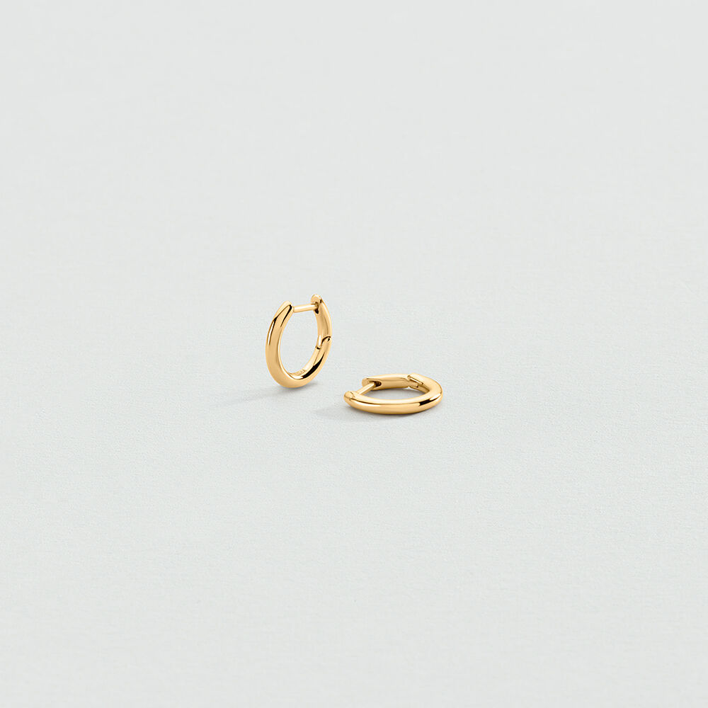 Hoops MINI TALISMANS - Golden - Earrings  | Agatha