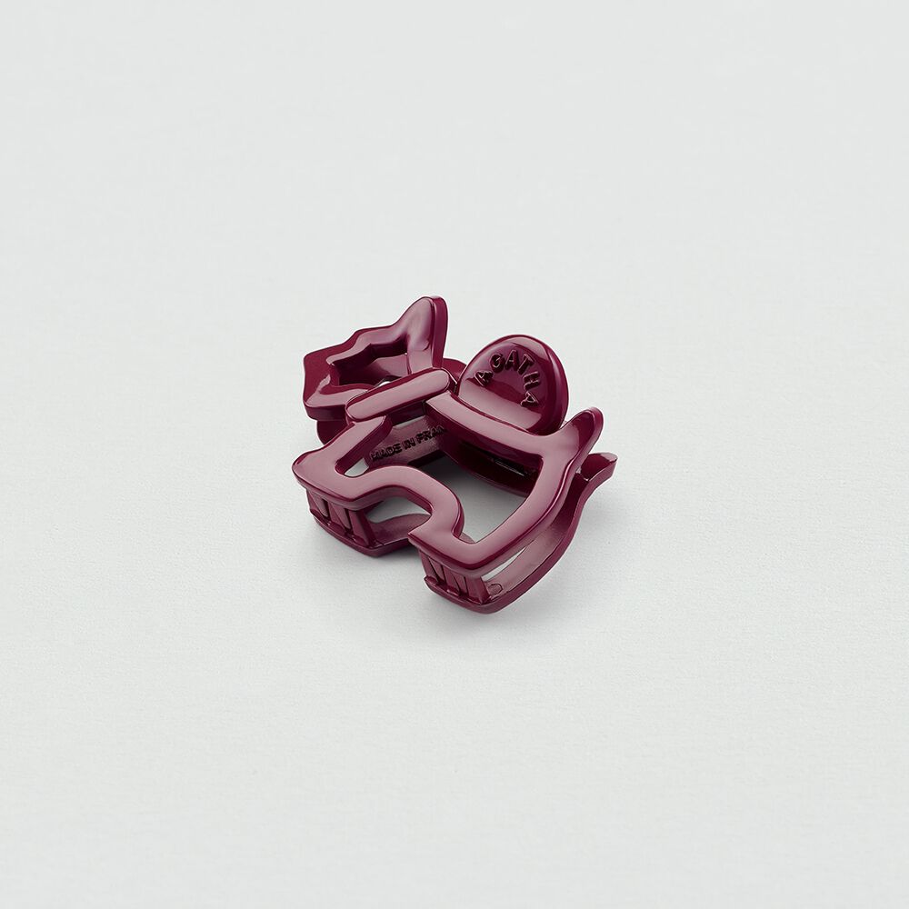Hair accessory SCOTTISH - Burgundy - Accessories  | Agatha