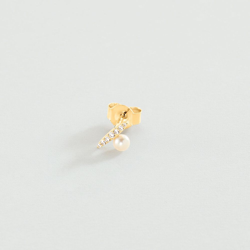 Piercing stud MIX & MATCH - Pearl / Gold - Jewellery  | Agatha