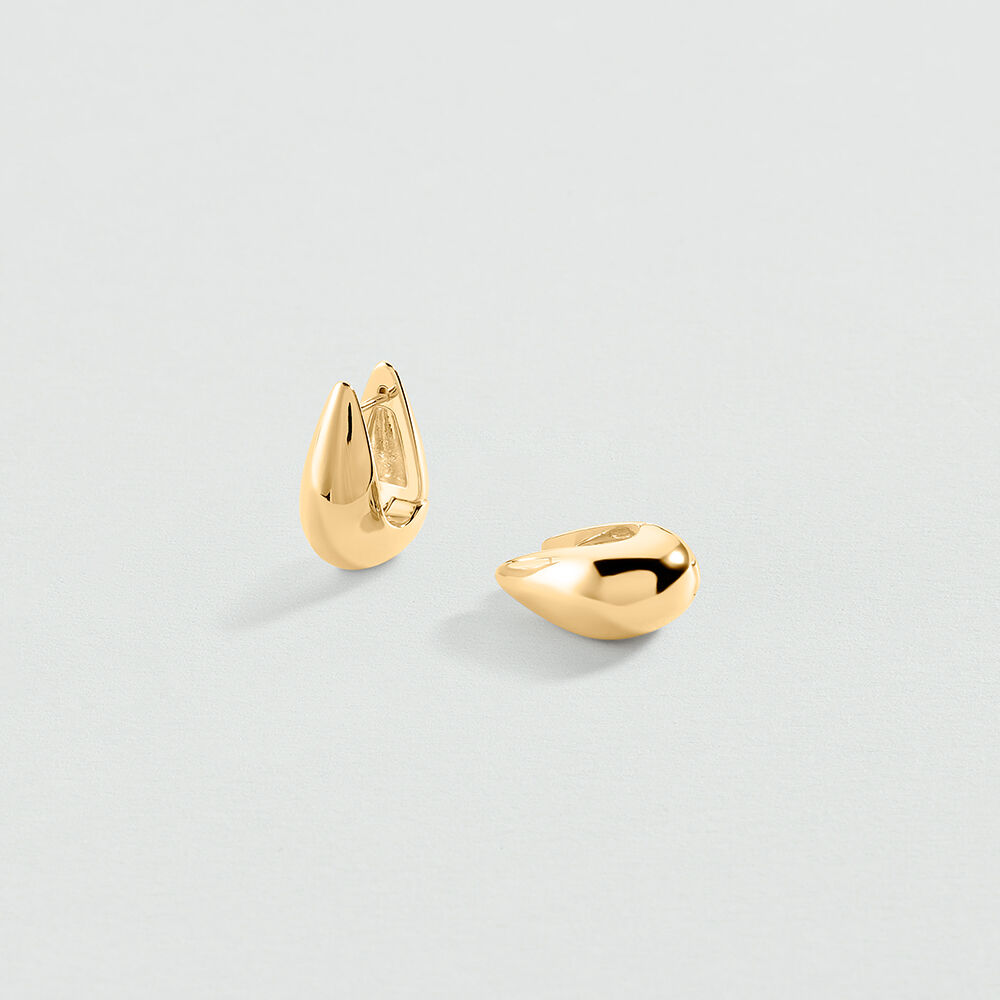 Hoops DANAE - Golden - Earrings  | Agatha