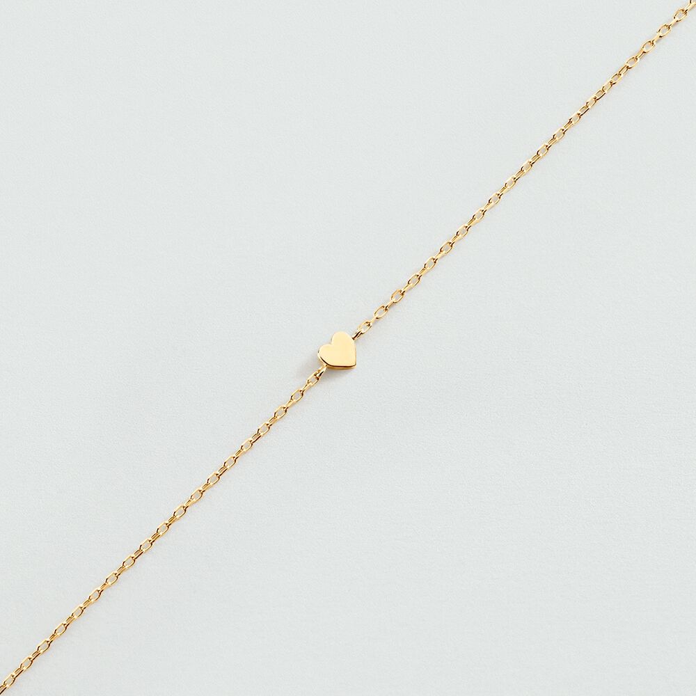 Link bracelet WITH LOVE - Golden - Bracelets  | Agatha