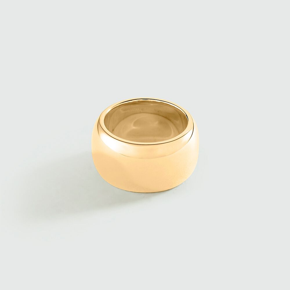 Large ring AUDE - Golden - Jewellery  | Agatha