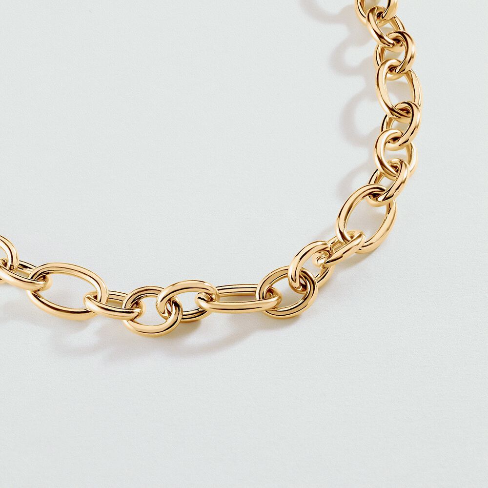Choker necklace LEA - Golden - Choker necklace  | Agatha