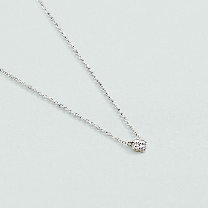 Choker necklace BELOVED - Crystal / Silver - All jewellery  | Agatha