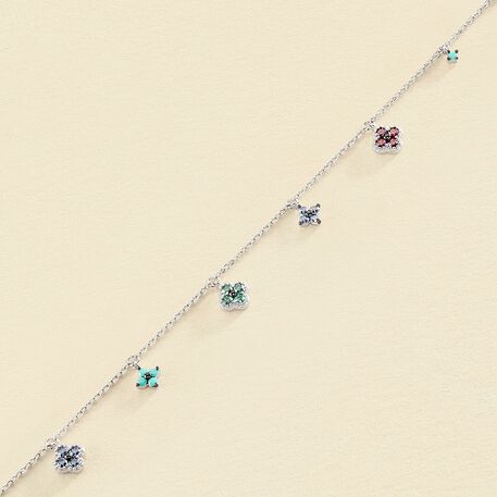 Link bracelet BELOVED - Multicolor / Silver - All jewellery  | Agatha