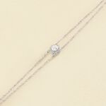 Link bracelet IMPERIAL - Crystal / Silver - All bracelets  | Agatha