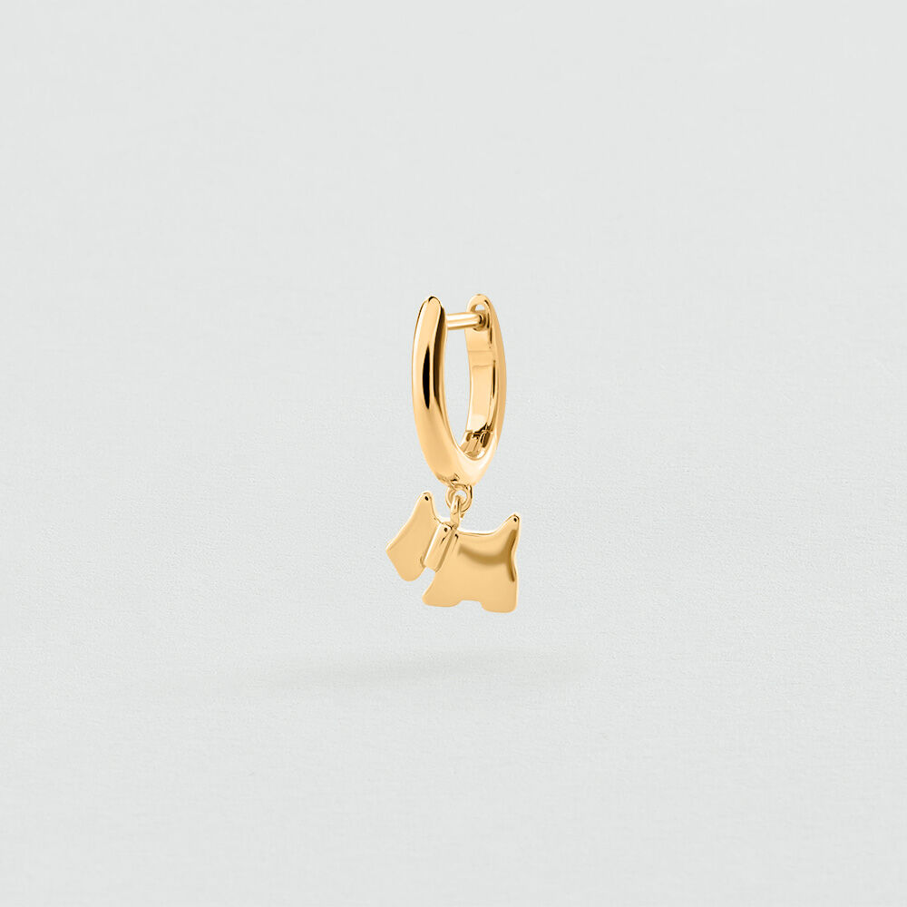 Single hoop earring SCOTTISH MIX & MATCH - Golden - Earrings  | Agatha