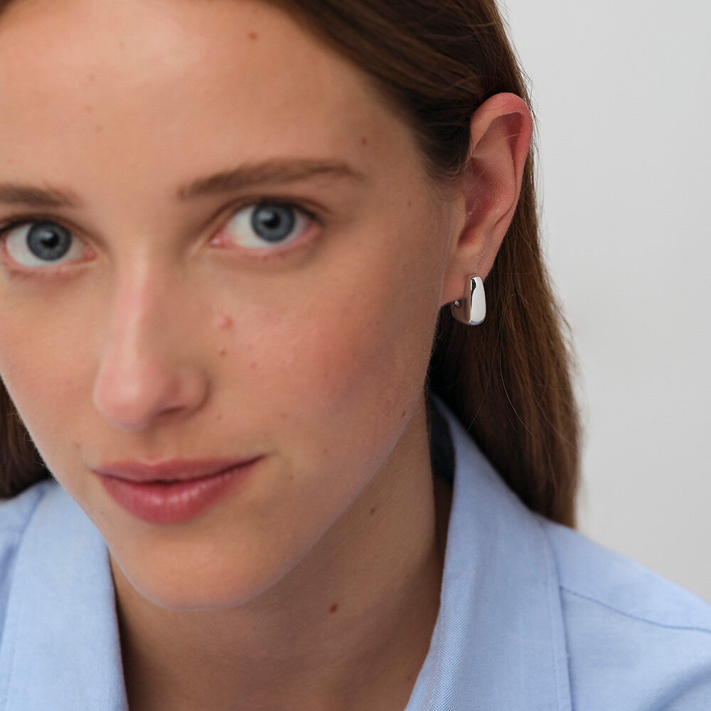 Hoops MABILLON - Silver - Genuine silver  | Agatha