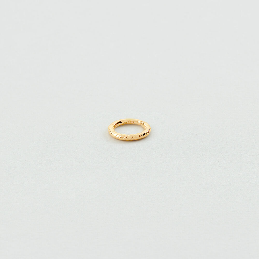 Hoop piercing MIX & MATCH - Golden - Genuine silver  | Agatha