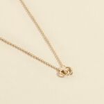 Choker necklace RONDOU - Crystal / Golden - All jewellery  | Agatha
