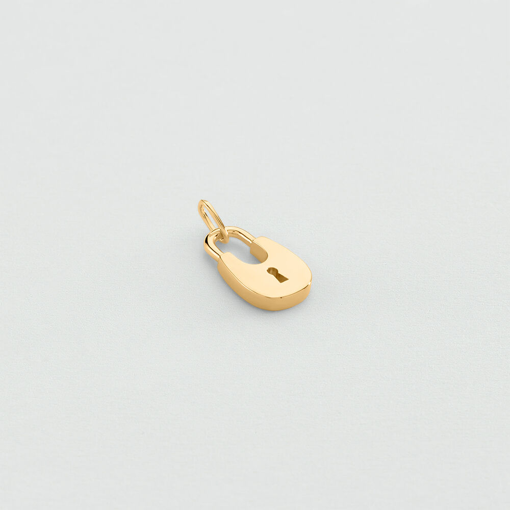 Pendant PADLOCK - Golden - Outlet  | Agatha
