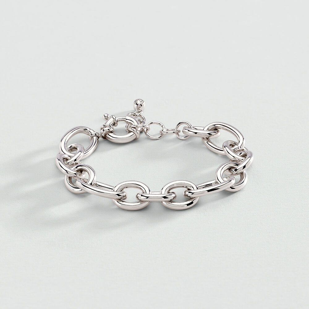 Link bracelet LEA - Silver - Bracelets  | Agatha