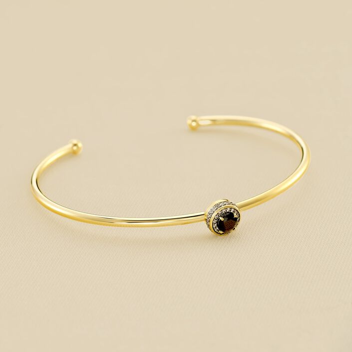 Bangle IMPERIAL - Black / Gold - All bracelets  | Agatha