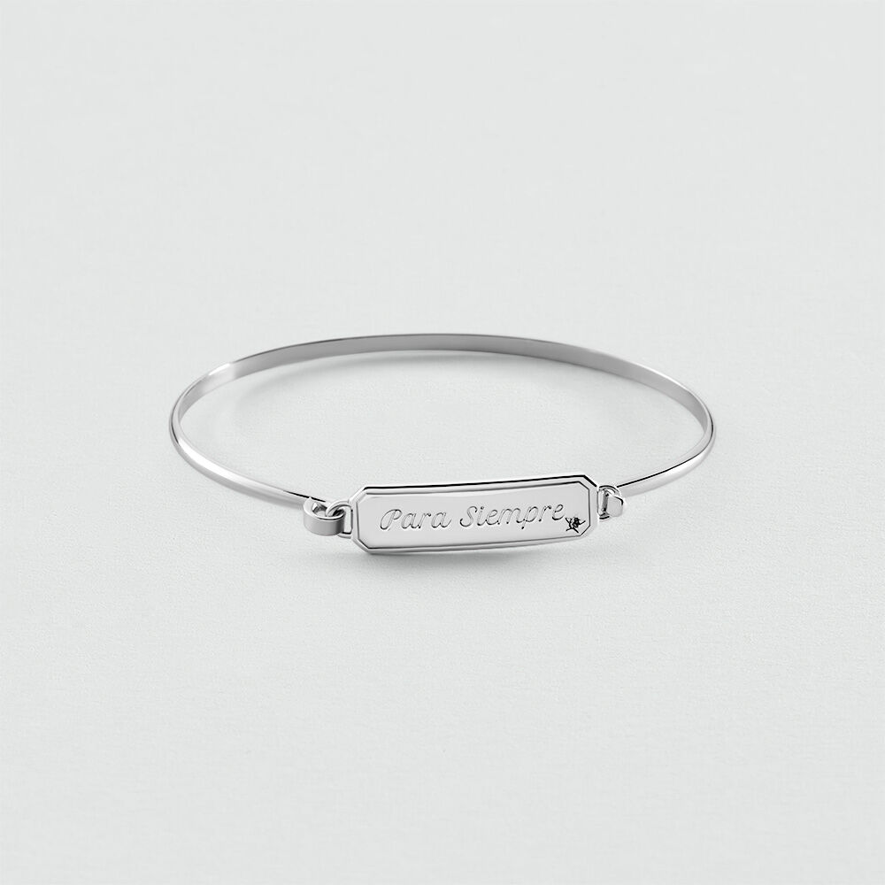 Bangle LUCKY - Crystal / Silver - Bangle  | Agatha