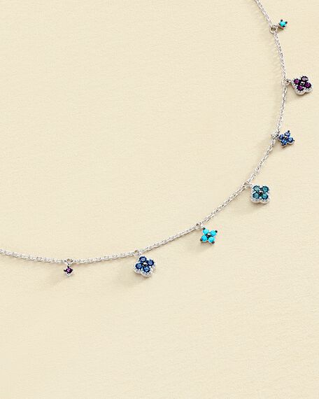 Choker necklace BELOVED - Multicolor / Silver - All jewellery  | Agatha