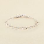 Link bracelet LUNITAS - Crystal / Silver - All bracelets  | Agatha