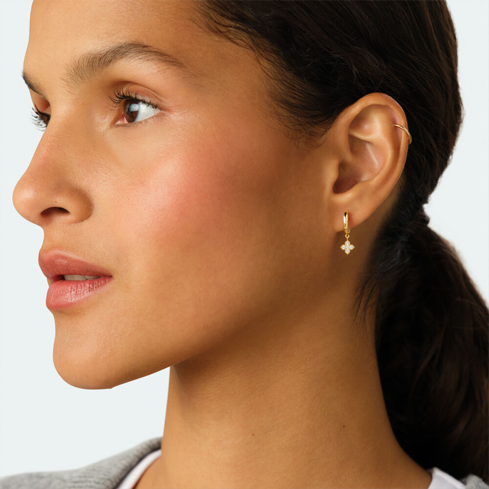 Hoops BELOVED - Crystal / Golden - Beloved  | Agatha